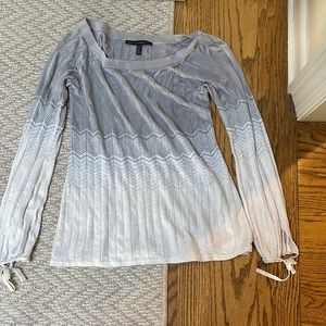 White house black market pretty blouse